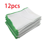 serviettes table polyester uni blanc modernes maison restaurant 40x40cm pack 6pcs
