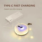 lampe camping rechargeable led fil cuir mode lumière multiple crochet moderneextérieur camping
