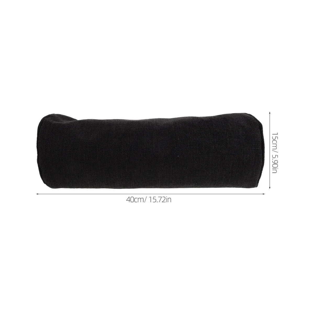 coussin noir uni moderne couverture coton respirant coussin décoration couverture coussin