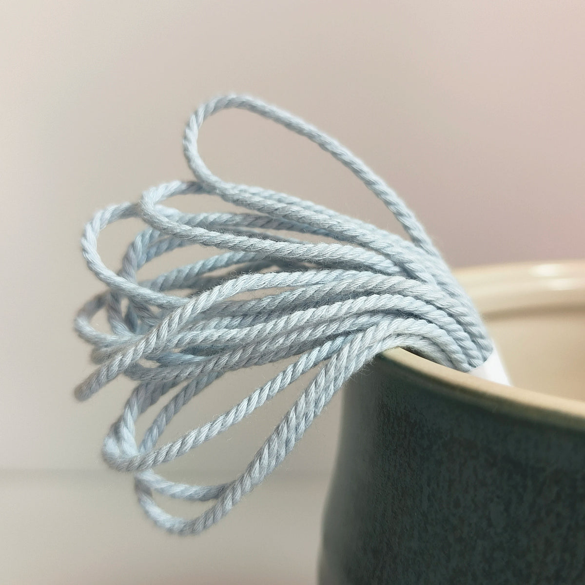 corde macramé coton pur torsadée bijoux artisanaux projets créatifs diy fait main
