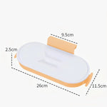 sac rangement transparent moderne blanc bleu orange clips pratique cuisine salle bain respectueux l'environnement