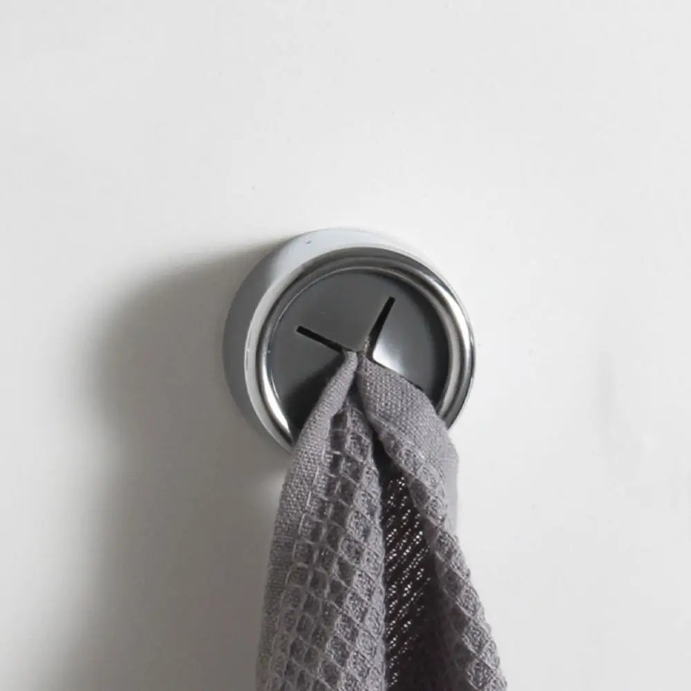 porte serviettes mural ventouse crochets blanc gris noir moderne fixations inclusées