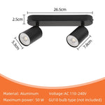 spots led plafonniers gu10 remplaçables ampoules modernes éclairage intérieur chambre cuisine