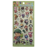 sticker 3d relief dessin animé shizue toom nook multicolore cartoon décoration téléphone portable étudiant