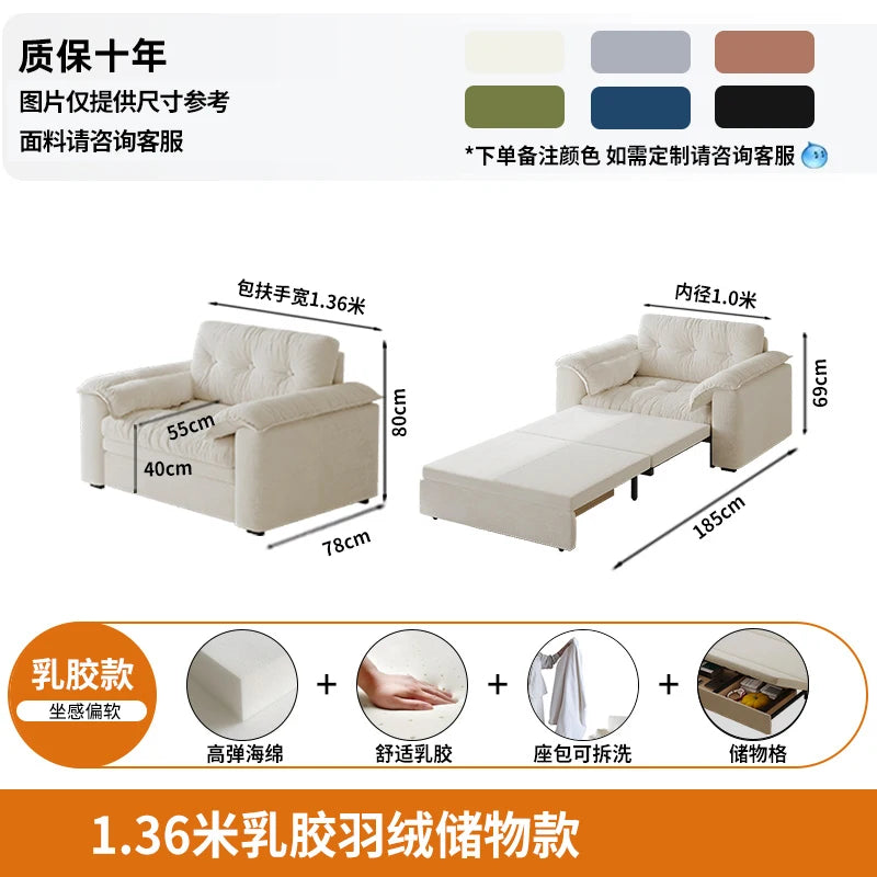 canapé convertible blanc moderne salon tissu uni coussin lecture enfant lit fauteuil confortable