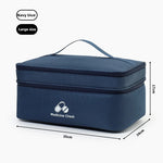trousse médecine rouge réutilisable sac rangement oxford pratique compartiments médicaments première aide emergencesécole
