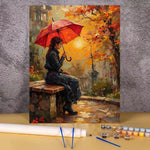 peinture numéro fleurs tournesols kit diy multicolore tableau art opacité guide brosse couleurs