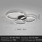 plafonnier led rond moderne luminaires salon chambre blanc noir épuré lumière dimmable