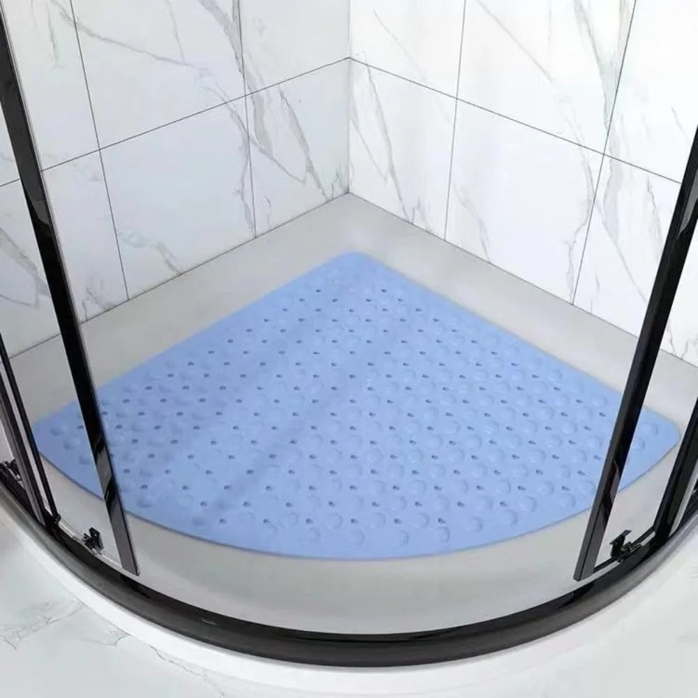 tapis douche anti dérapant blanc tapis sol anti bactérien texture bubble 54cm moderne durable
