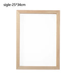 cadre bois texture naturelle feuilles séchées papier modeler coupelle plastique cuillère bois diy artisanat