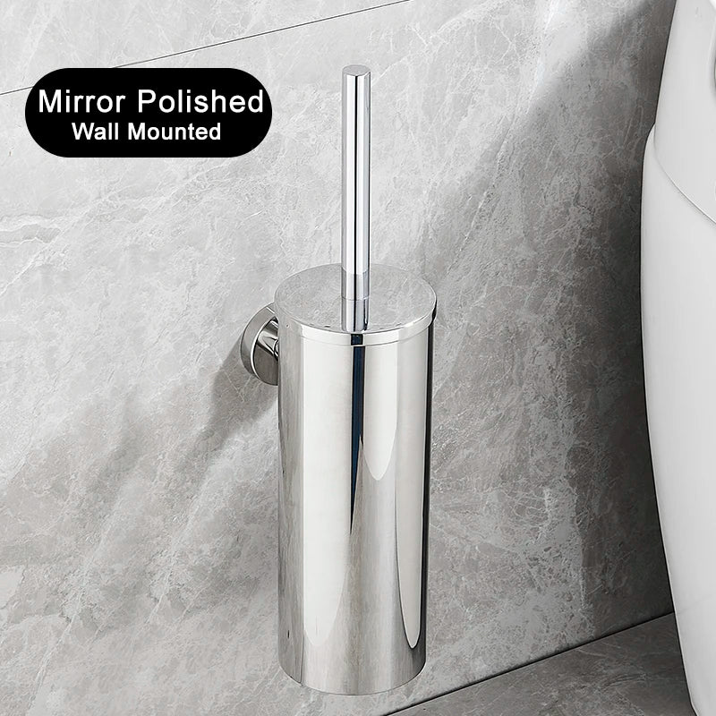 brosse wc murale acier inoxydable or noir argent moderne poignée
