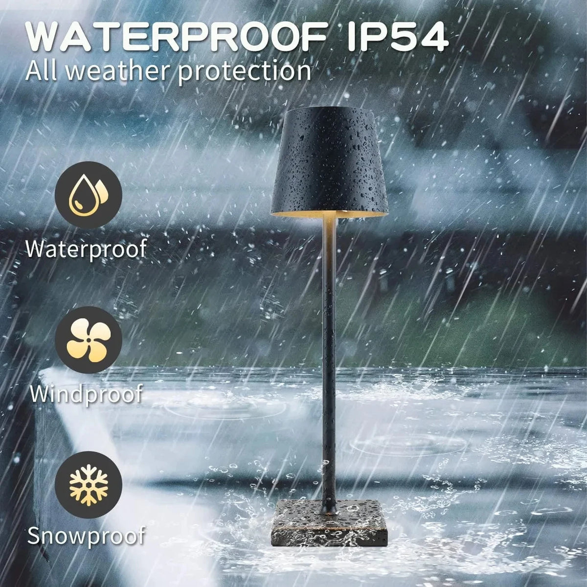 Détail de la finition métallisée de la lampe