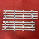 bandes rétroéclairage led téléviseur argenté noir blanc modernes fixations 60mm