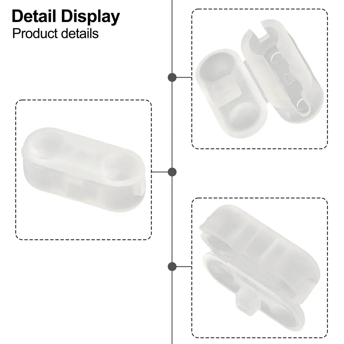 connecteurs plastique transparents moderne adhésifs rideaux enrouleurs 10 30 50 pièces