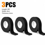 protège pieds adhésifs silicone texturé noir moderne mobilier tables chaises canapés protection sol maison