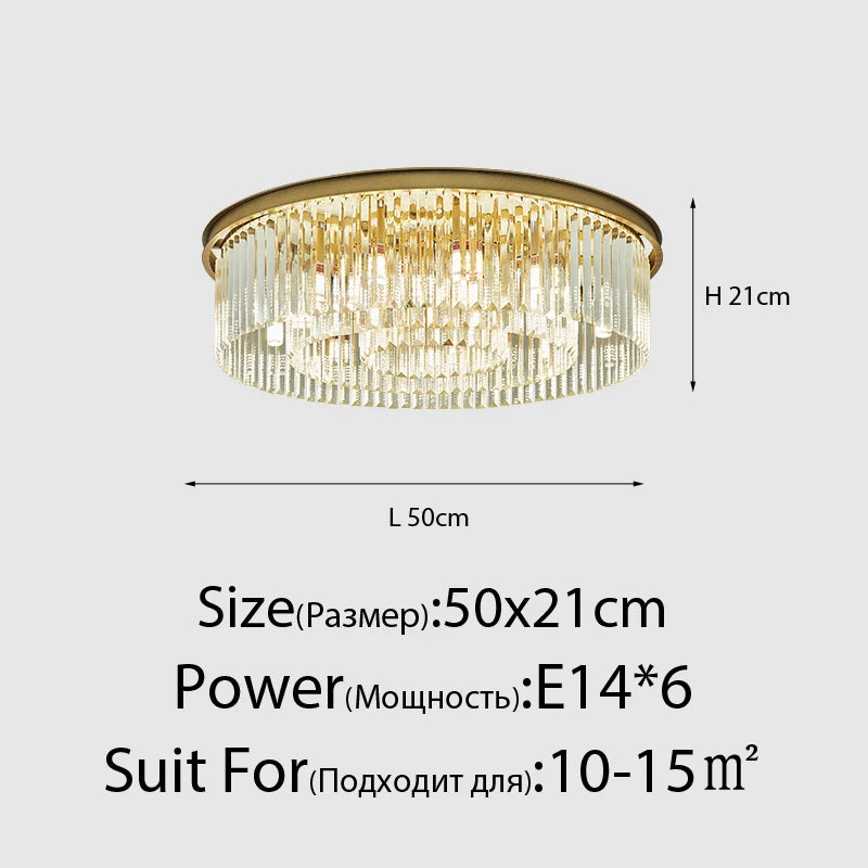 suspension lumineuse moderne cristaux noir doré led élégante tringle chambre salon