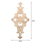 décoration murale appliques bois ornements floraux baroque renaissance naturel