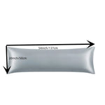 taie d'oreiller satinée polyester brillante moderne bleu clair gris noir rose pâle enveloppe machine