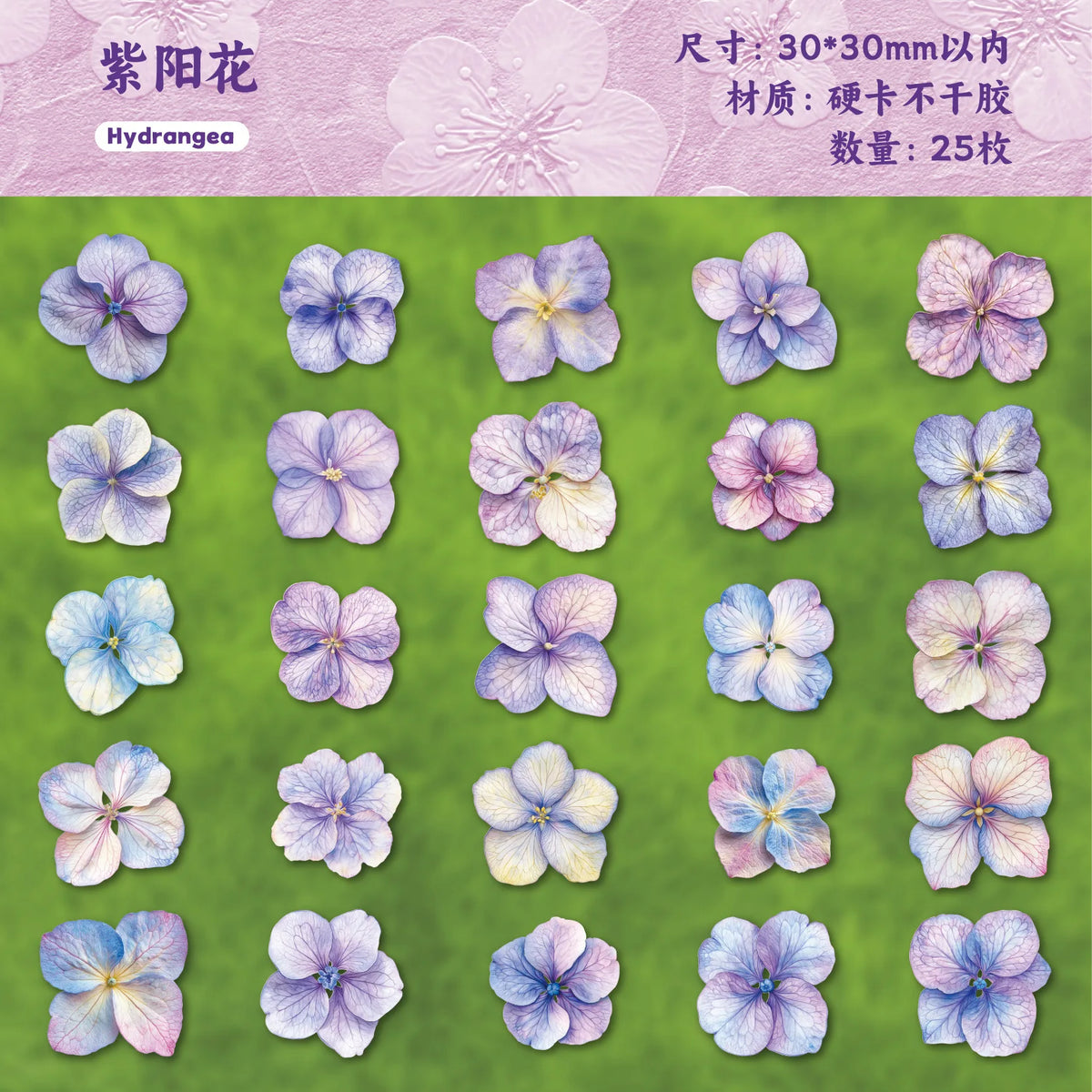 autocollants fleurs multicolores artificielles réalistes opaques paquets 25 pièces chaque journal collage decoration