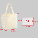 sac main réutilisable toile beige motif floral occassionnel coton écofriendlyversible pliable évènements jours festive