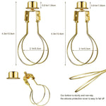 clips support ampoules or lisses modernes sécurité abat jour cuivre fer adjustable inclusion