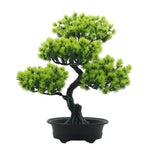 plante bonsaï artificielle pot vert rose violet décoration intérieur maison objet