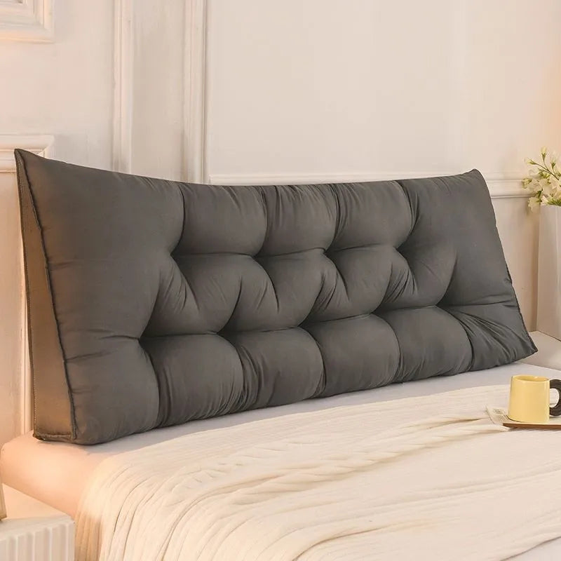 coussin lit triangulaire mousse mémoire forme tufté dossier canapé moderne support dos