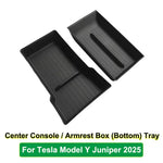 organisateur console centrale noir texturé bacs rangement minimaliste moderne accessoires voiture