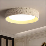 plafonnier led moderne pierre beige gris texture granulée éclairage zen minimaliste 4200k 3000k chambre