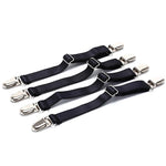 attaches lit clips métalliques tissu noir ensemble moderne pièces fixations literie noires