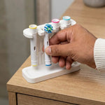 rangement brosses dents électriques blanc noir architectural moderne minimaliste drainage
