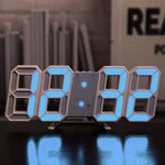 horloge digitale led horloge table cubique moderne minimaliste alarme
