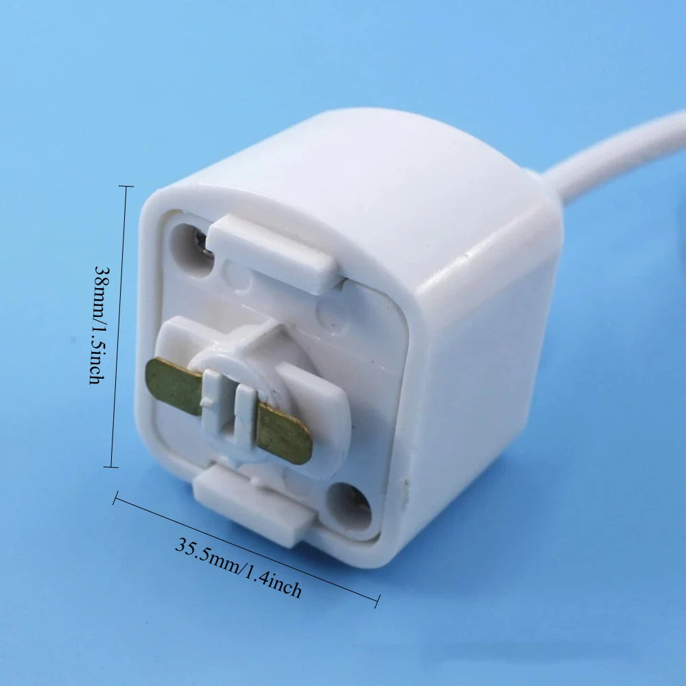 prise électrique moderne adhésive blanc noir ampoules led e27 ronde lisse opaque