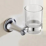 accessoires salle bain chrome moderne porte serviettes porte savon porte papier toilette fixations murales