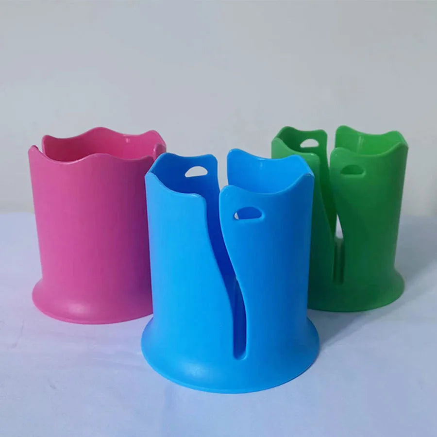 support canettes silicone bleu rose vert moderne pratique surf echangement boisson sécurité sport