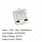 driver led 12v 10w 830ma 12w 24v 500ma blanc moderne
