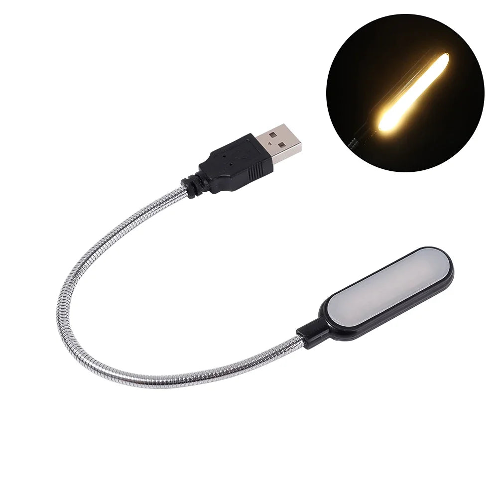 lampe lecture usb portable blanc moderne compact led flexible eye protection