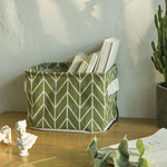 boîtes rangement pliables modernes respectueux environnement gris vert noir blanc