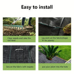 tissu protection jardin noir texture tissée opacité pratique résistant staples large variété tailles