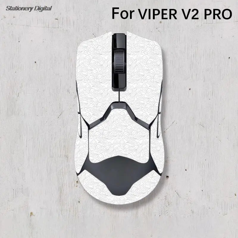 souris ordinateur bande adhésive antidérapante motif floral moderne couleur noir blanc rose