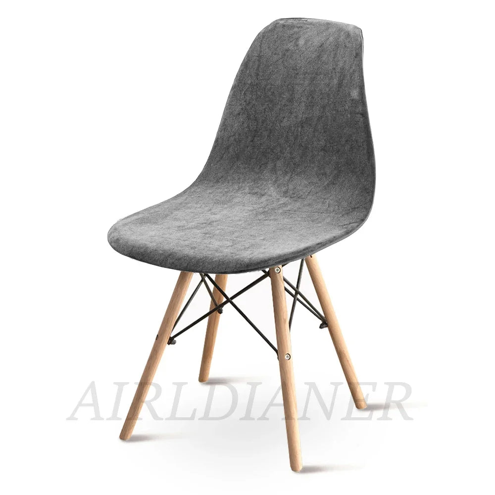 housse chaise velours polyester moderne gris vert banquet mariageolvable chaise fixations vis