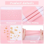 nappe rayures horizontales rose blanche décoration fête anniversaire enfantine transparente occasionnelle festive