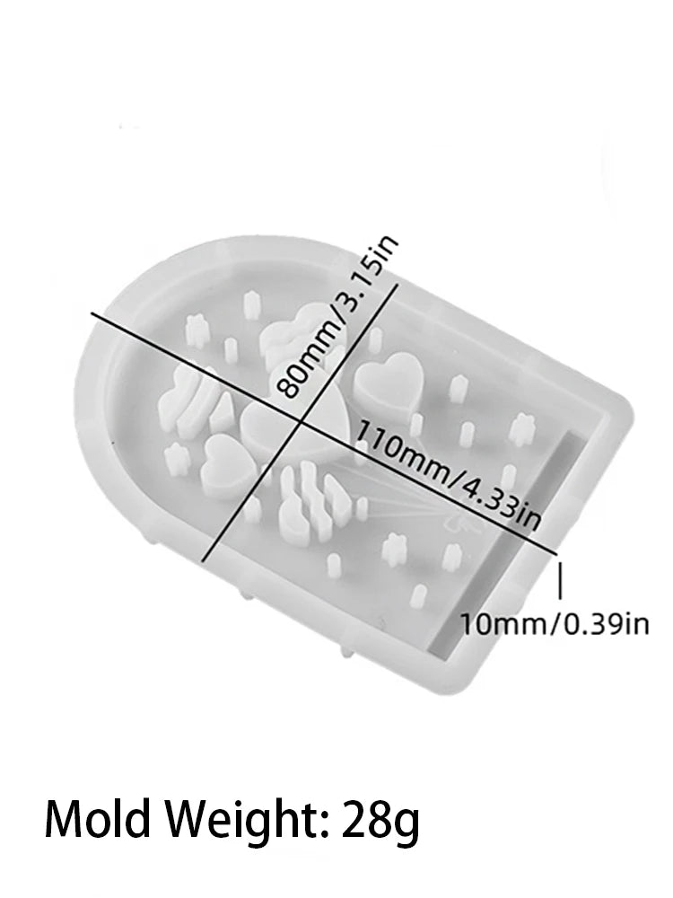 lampe décorative blanche coeurs ours cupcake carrousel moderne silicone motifs opaques