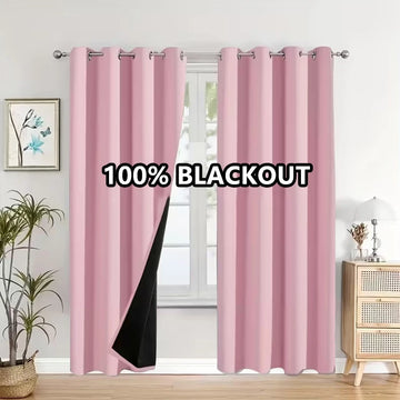 rideaux occultants 100% polyester couleur beige gris rose bleu moderne décoration intérieure occultants triple