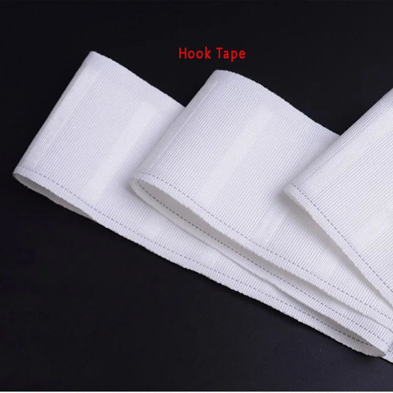 ruban adhésif rideaux blanc moderne 10m 14m 20m anneau boucle tape plissée