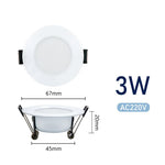 lampe led encastrable blanc moderne clips chambre salon cuisine