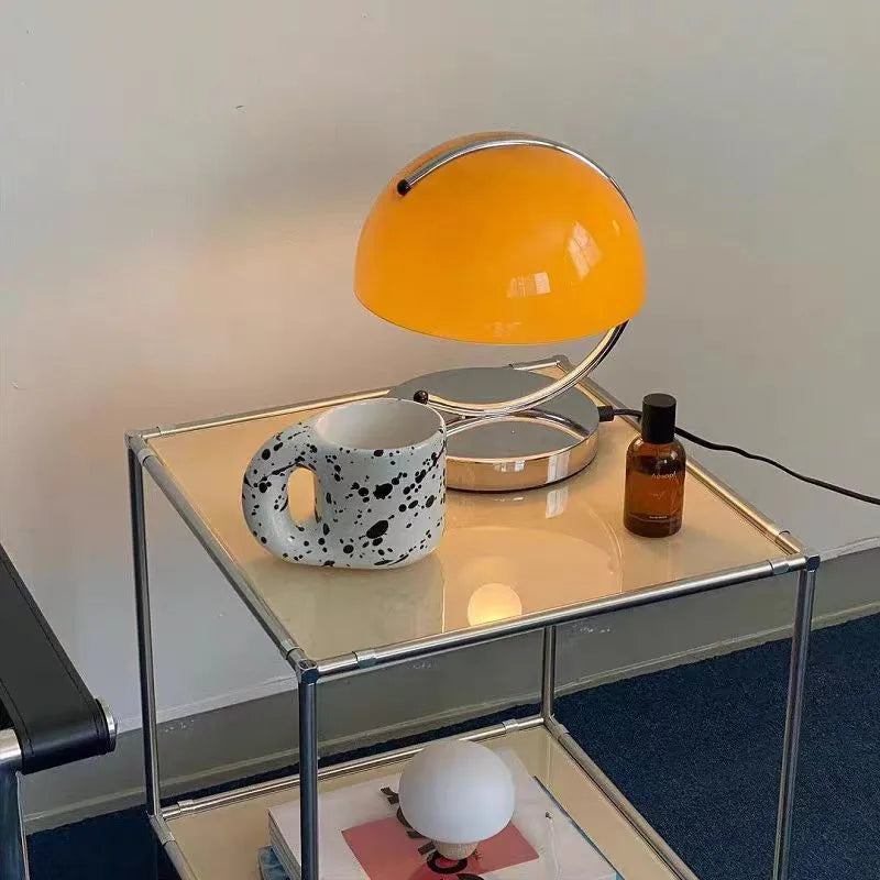 Lampe d'ambiance orange style Bauhaus