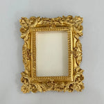 cadre photo or baroque floral décoration vintage orné moderne sculpté transparent