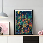 peinture numéros multicolores fleurs tournesols cadre noir kit débutants adultes enfants DIY