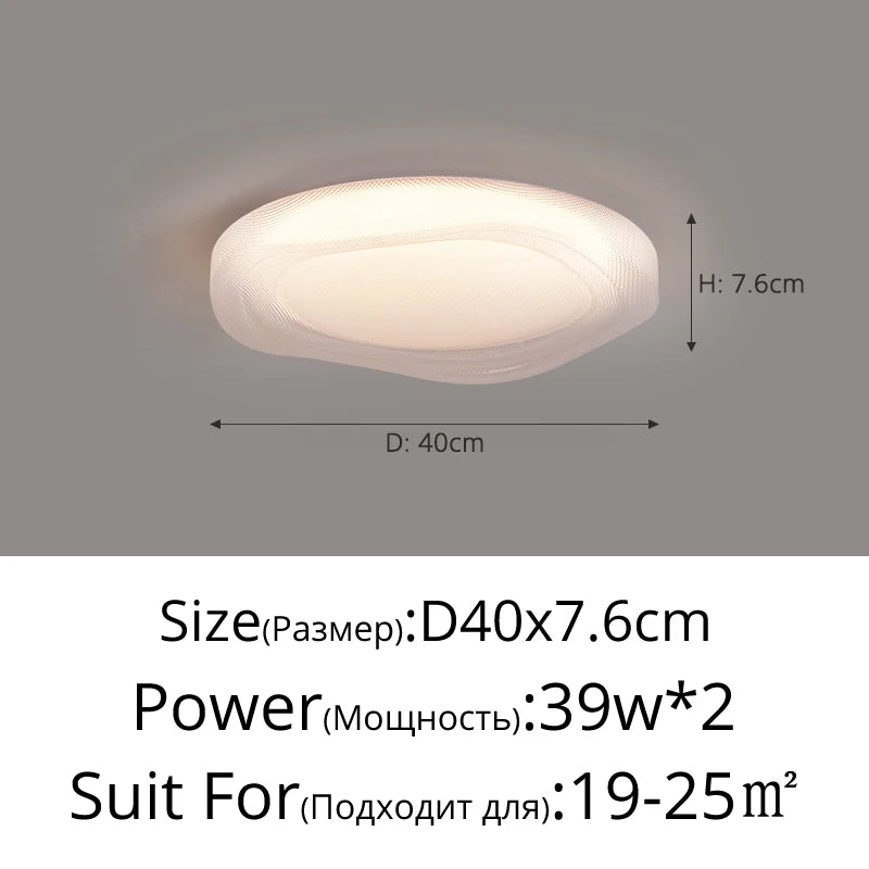 plafonnier moderne blanc rond éclairage quotidien surface opaque lumière led ultra mince